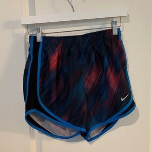 Nike Women's Athletic Shorts - Blue and pink